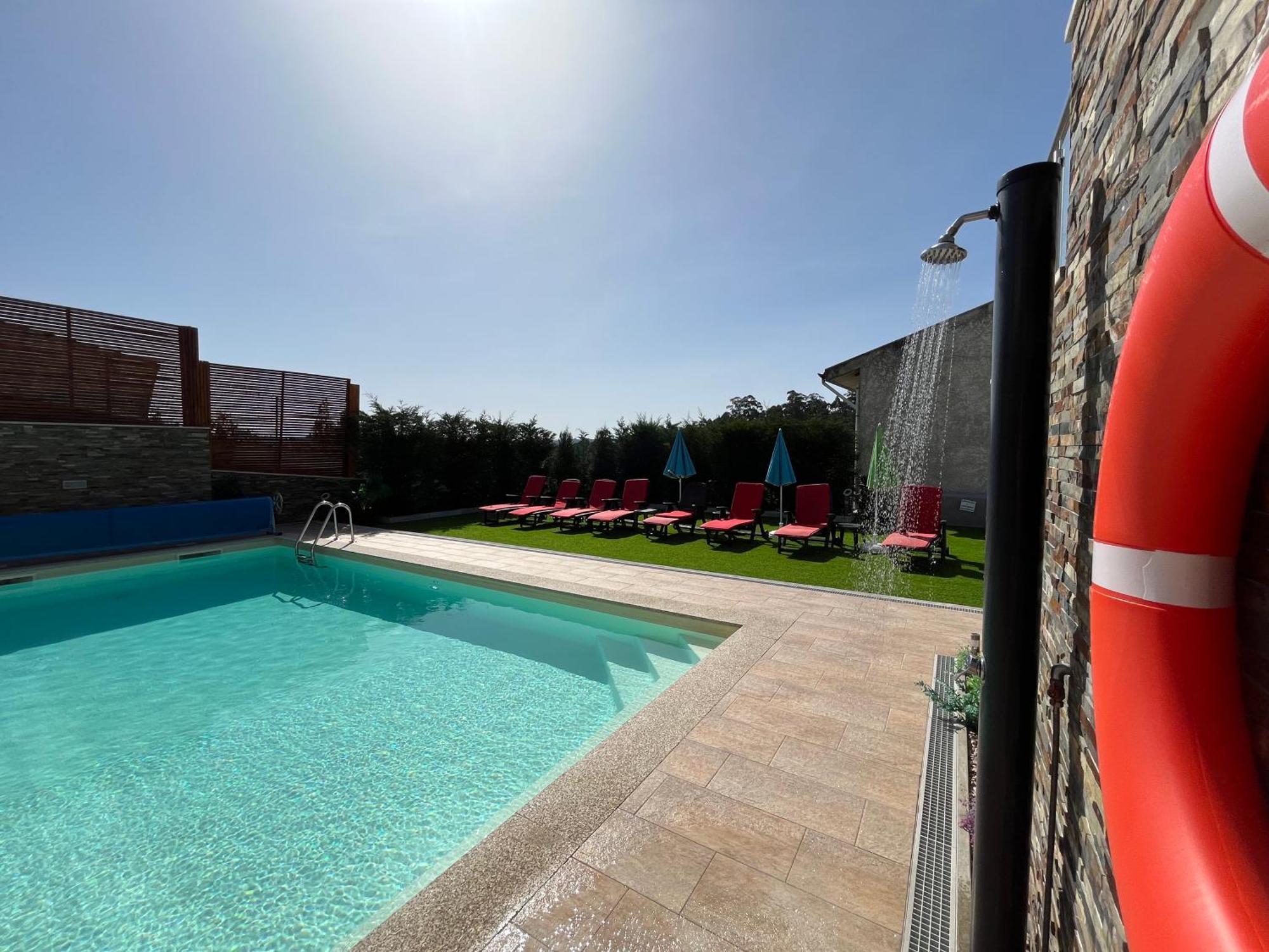 Fonte Retreat Home - Jacuzzi And Heated Swimming Pool Sandim ภายนอก รูปภาพ